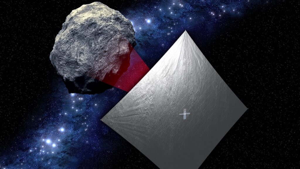 NASA is sending a solar sail spacecraft after an asteroid