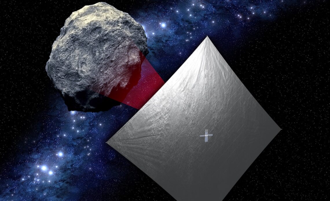 NASA is sending a solar sail spacecraft after an asteroid